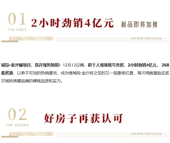 城投·金沙樾，，，，，开盘即热销！武汉城投“好屋子”再次引爆市。。。。。-集团动态-武汉城投集团 